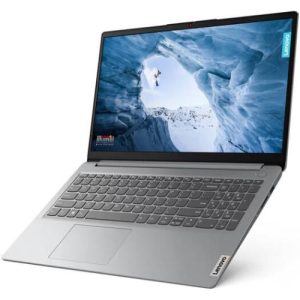 Lenovo IdeaPad 1i (15", 7), 15IJL7 Laptop, 15.6" FHD Display, Intel Celeron N4500 CPU, 8GB RAM, 256GB SSD, English UK Keyboard, FreeDos, Cloud Grey | 82LX00D7PS