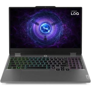 Lenovo LOQ 15IRX9 Gaming Laptop, 15.6" FHD 144Hz IPS Display, Intel Core i7-13650HX, 16GB RAM, 1TB SSD, GeForce RTX 3050 6GB GPU, English Backlit Keyboard, Windows 11, Luna Grey | 83DV00W7LK