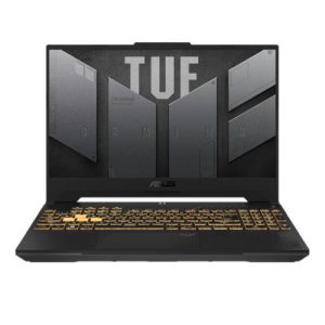 ASUS TUF Gaming A15 Laptop, FA507NUR , 15.6" FHD IPS 144Hz Display, AMD Ryzen 7 7435HS, 16GB RAM, 512GB SSD, GeForce RTX 4050 6GB Graphics, Arabic Keyboard, FreeDOS, Mecha Gray | FA507NUR-LP096