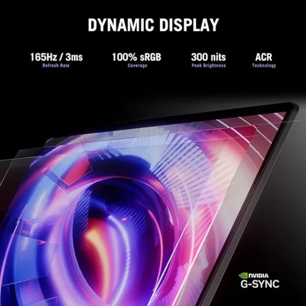 ASUS ROG Strix G16 (2025) screen with a colorful design