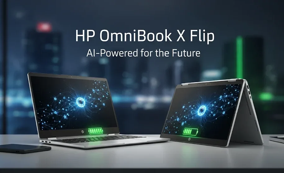 HP OmniBook X Flip 16 and 14, Best Business Laptops in UAE in 2025