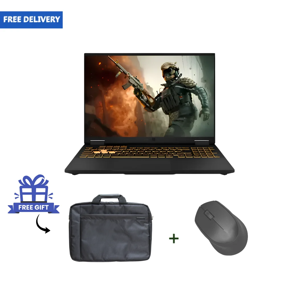 ASUS TUF F16 FX608JMR Gaming Laptop, 16″ WUXGA 165Hz, Intel Core i7-14650HX, 32GB RAM, 1TB SSD, RTX 5060 8GB – Jaeger Gray