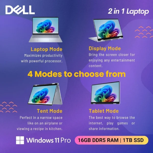 Dell Plus 16 2-in-1 business laptop