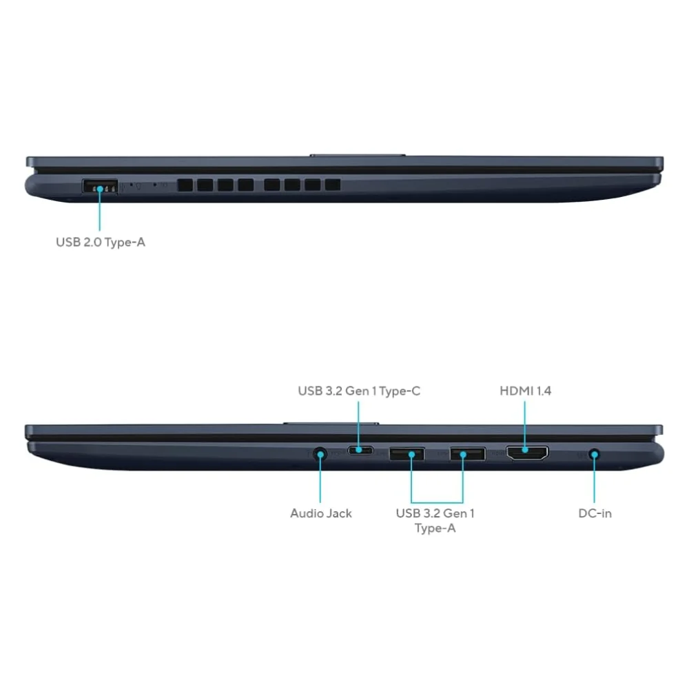 ASUS Vivobook 15 X1502VA-NJ1303 Laptop | Intel Core i5-13420H | 16GB RAM | 512GB SSD | 15.6” FHD Display | Quiet Blue | Windows 11 - Image 5