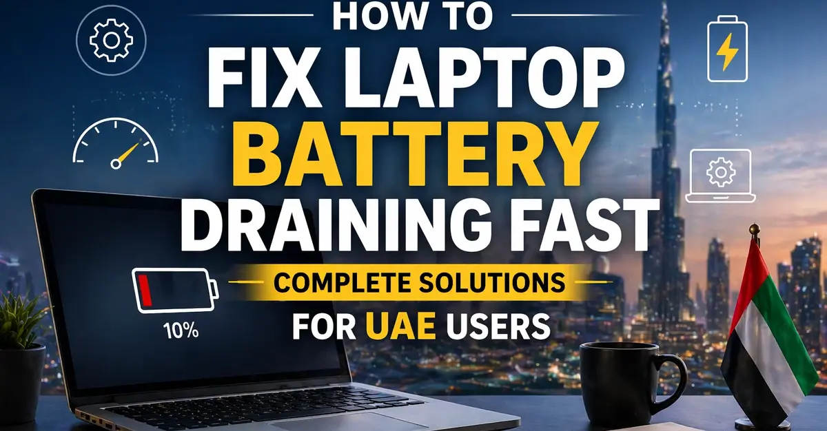 How to Fix Laptop Battery Draining Fast