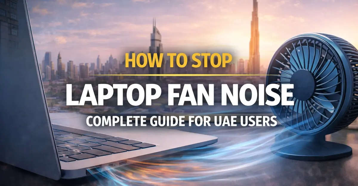 how to stop laptop fan noise