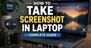 how to take screenshot in laptop