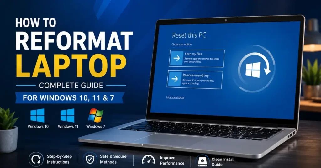 How to Reformat Laptop