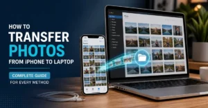 how to transfer photos from iphone to laptop