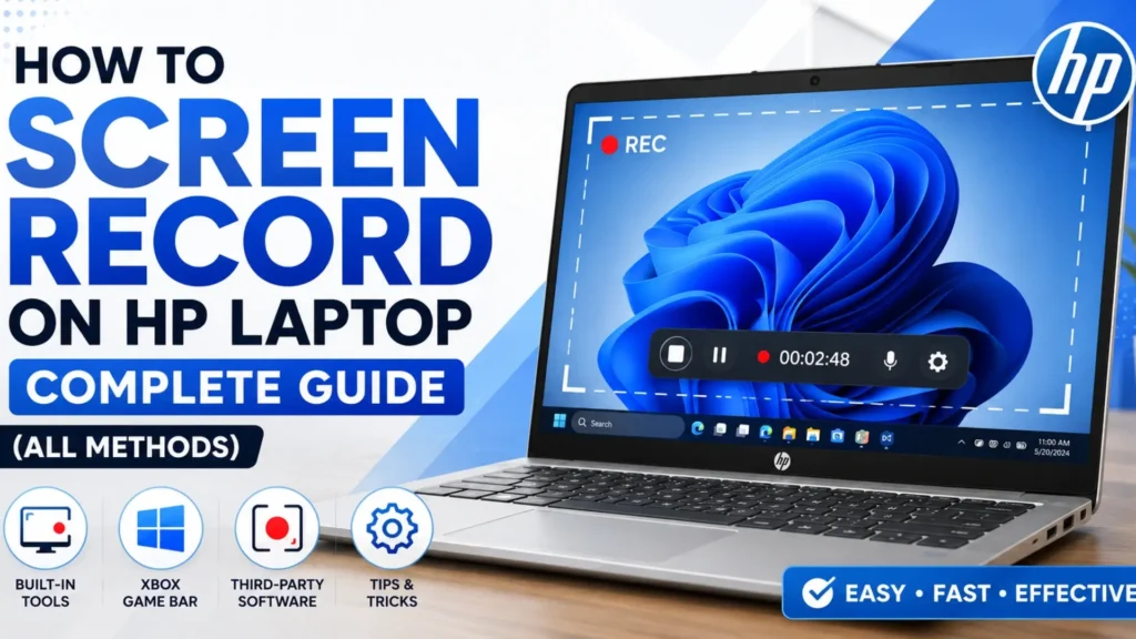How to Screen Record on HP Laptop