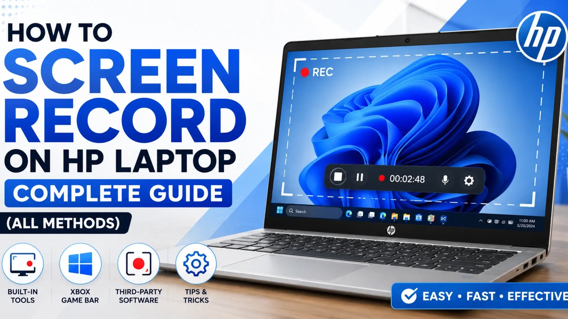 How to Screen Record on HP Laptop