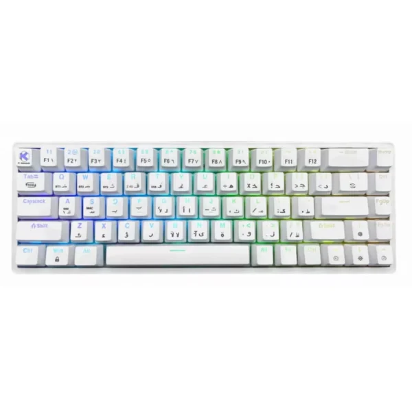 K Gaming WhiteCore Tri-Mode Mechanical Gaming Keyboard