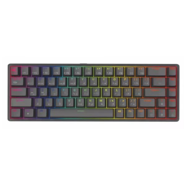 K Gaming Black Shadow Tri Mode Mechanical Gaming Keyboard