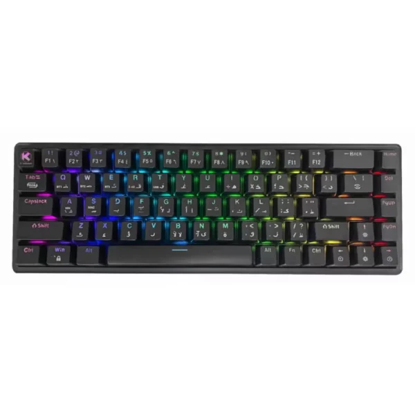 K Gaming Black Shadow Tri Mode Mechanical Gaming Keyboard
