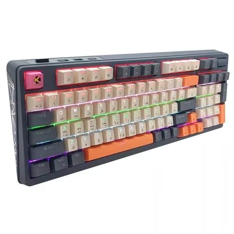 K-Gaming Arctic Rift Tri-Mode Gaming Keyboard Jelly Blue C-MKB96-JB - Image 3