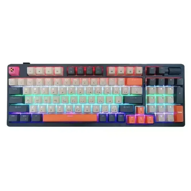 K-Gaming Arctic Rift Tri-Mode Gaming Keyboard Jelly Blue C-MKB96-JB