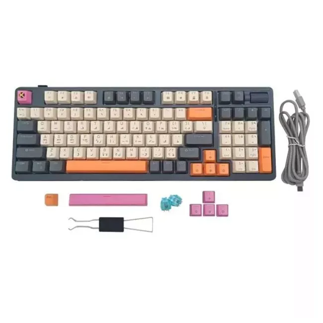 K-Gaming Arctic Rift Tri-Mode Gaming Keyboard Jelly Blue C-MKB96-JB