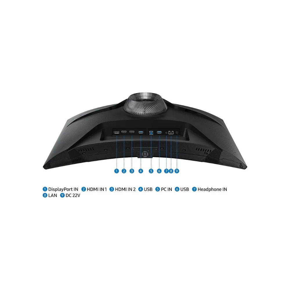 Samsung Odyssey G6 32-Inch Curved QHD 240Hz Smart Gaming Monitor with Speakers, 1ms, HDMI 2.1, DisplayPort, FreeSync Premium Pro | LS32BG650EMXUE - Image 5