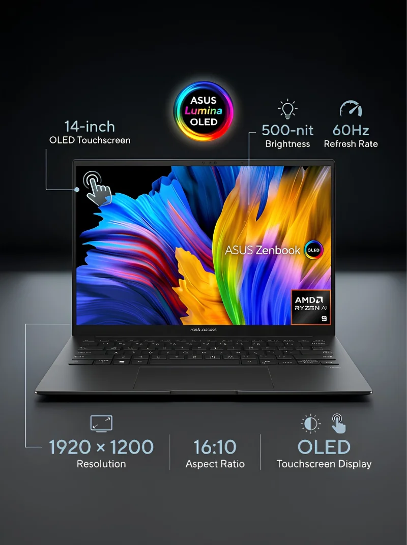 Stunning 14" OLED Touchscreen