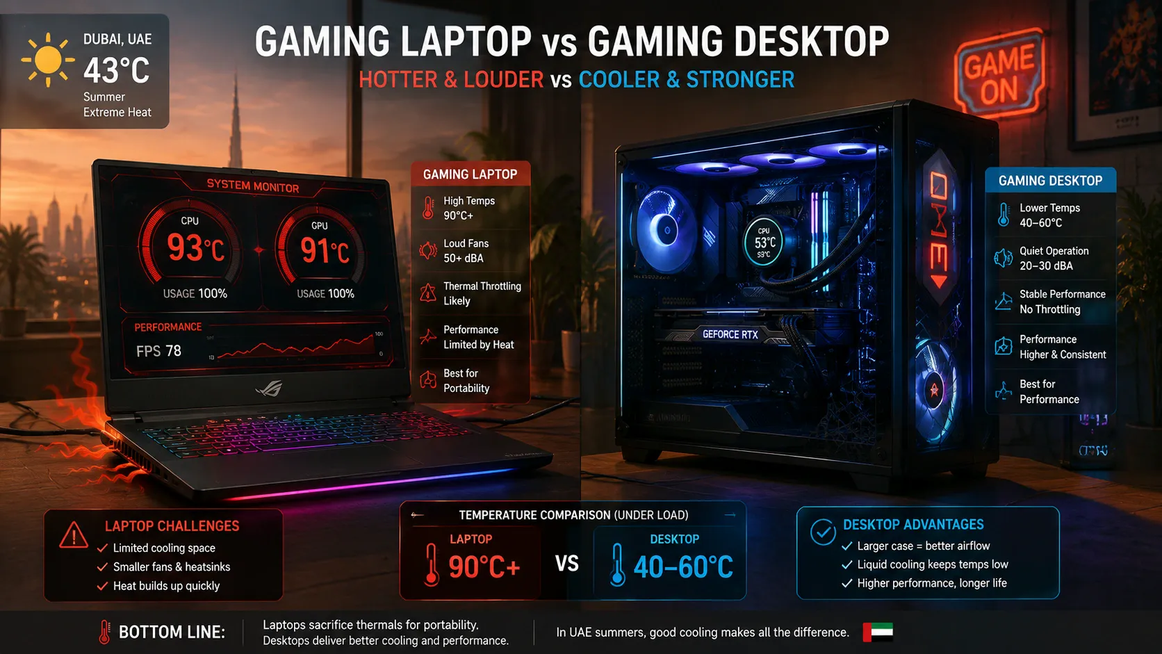 Do Gaming Laptops Run Hotter Than Desktops?