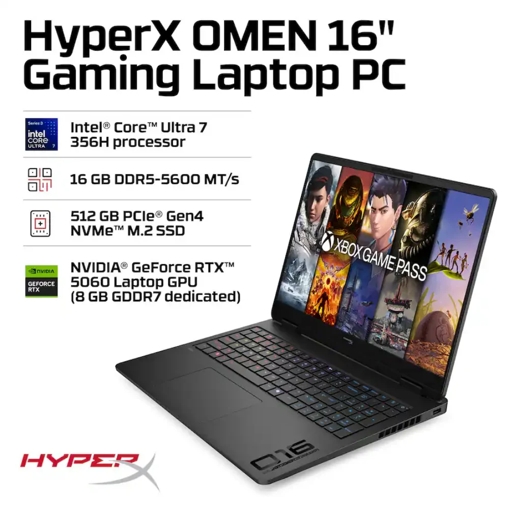 HP HyperX Omen 16 Gaming Laptop
