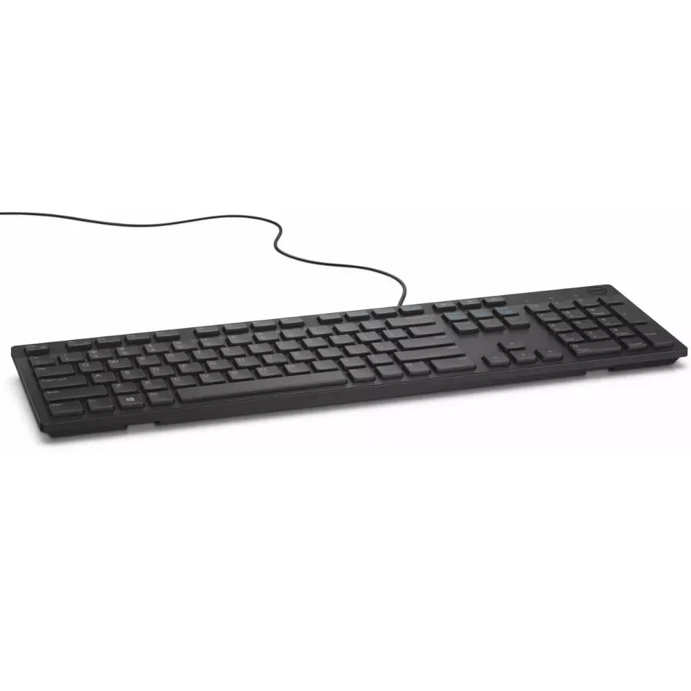 Dell KB216 wired keyboard with UK QWERTY layout and numeric keypad