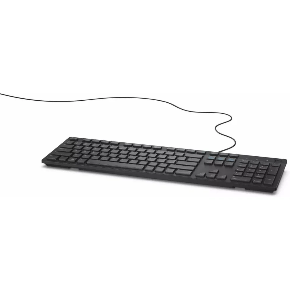 Dell KB216 wired keyboard with UK QWERTY layout and numeric keypad