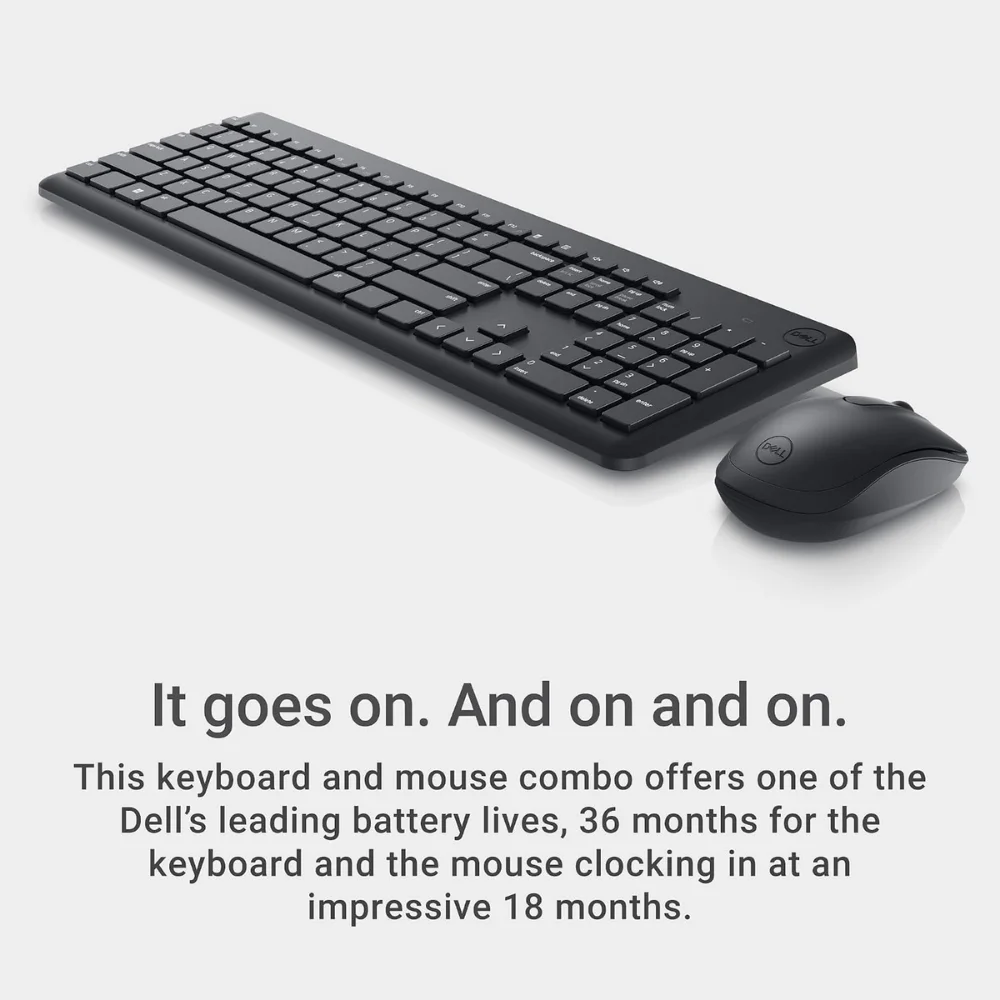 Dell KM3322W Wireless Keyboard and Mouse Combo