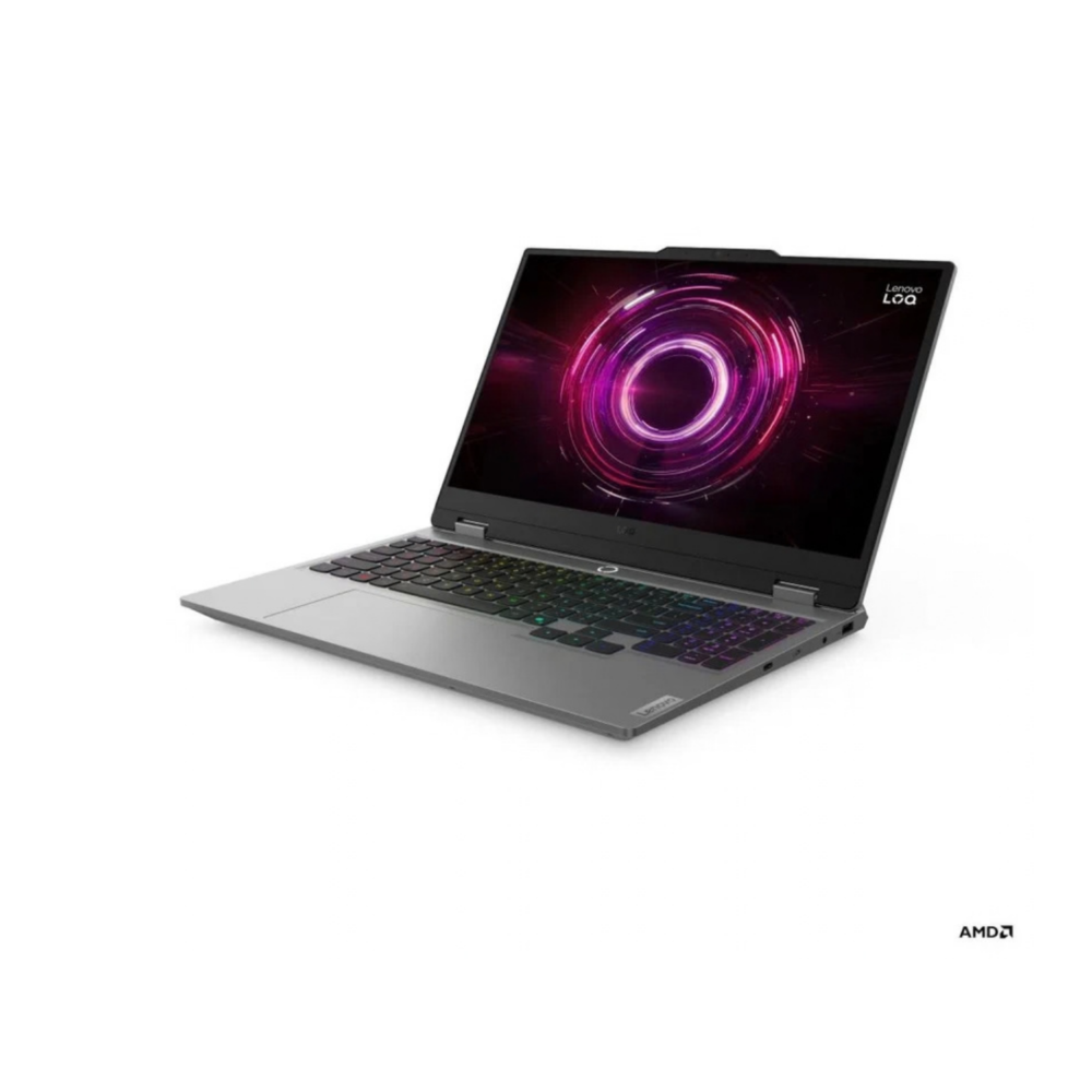 Lenovo LOQ 15AHP10 Luna Grey right angle view