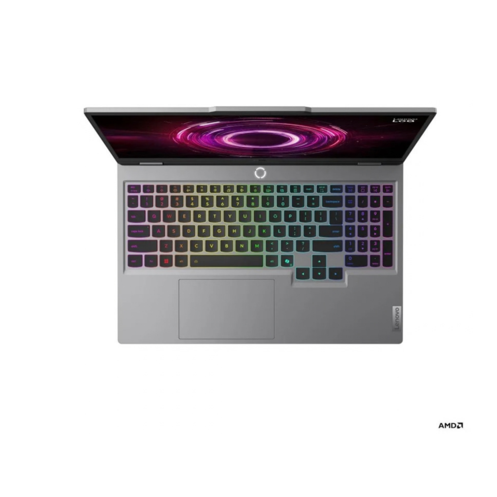 Lenovo LOQ 15AHP10 keyboard with numeric keypad top view
