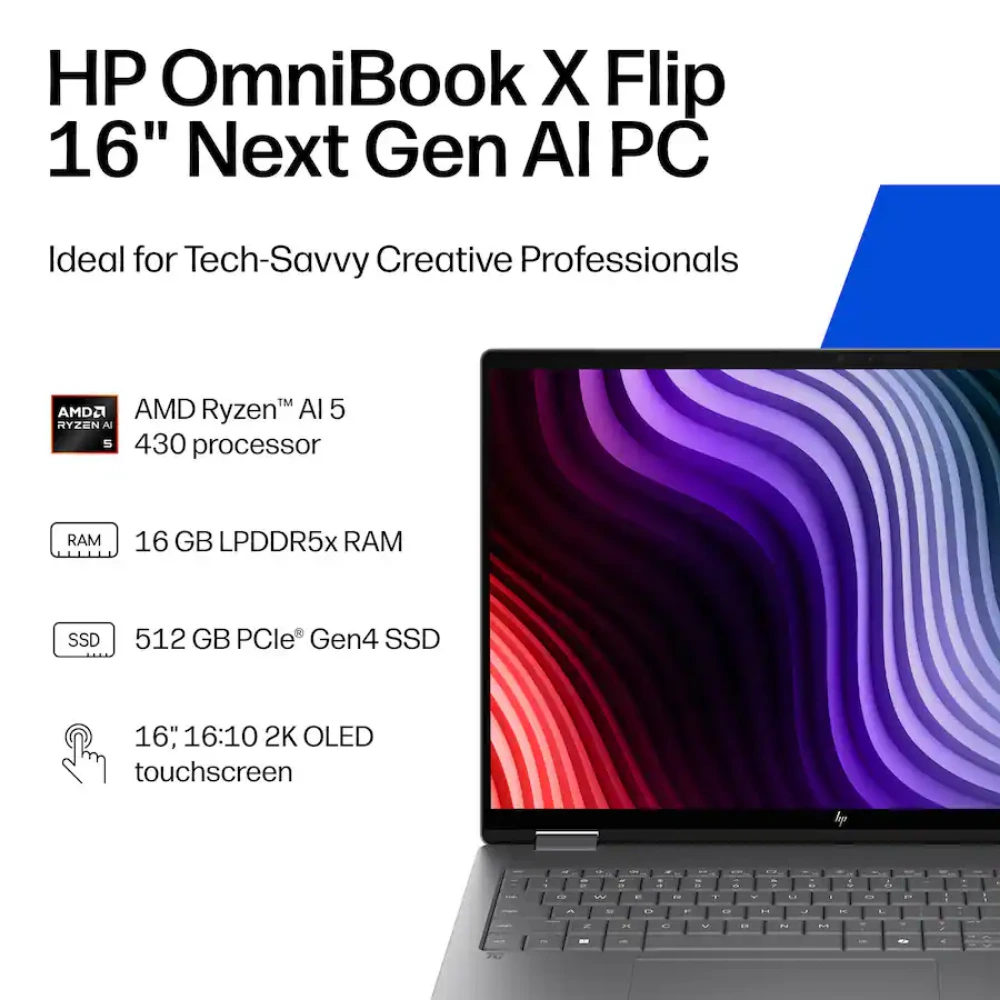 HP OmniBook X Flip 16 Ryzen AI 5