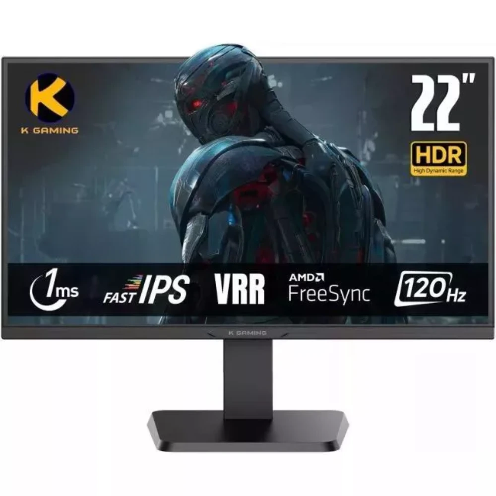 KGaming NEO 22" FHD (1920 × 1080) IPS Gaming Monitor, 120Hz, HDMI 2.1 and DisplayPort 1.4
