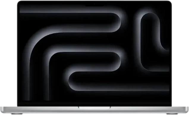 MacBook Pro 14-inch M6 in Silver – front view
