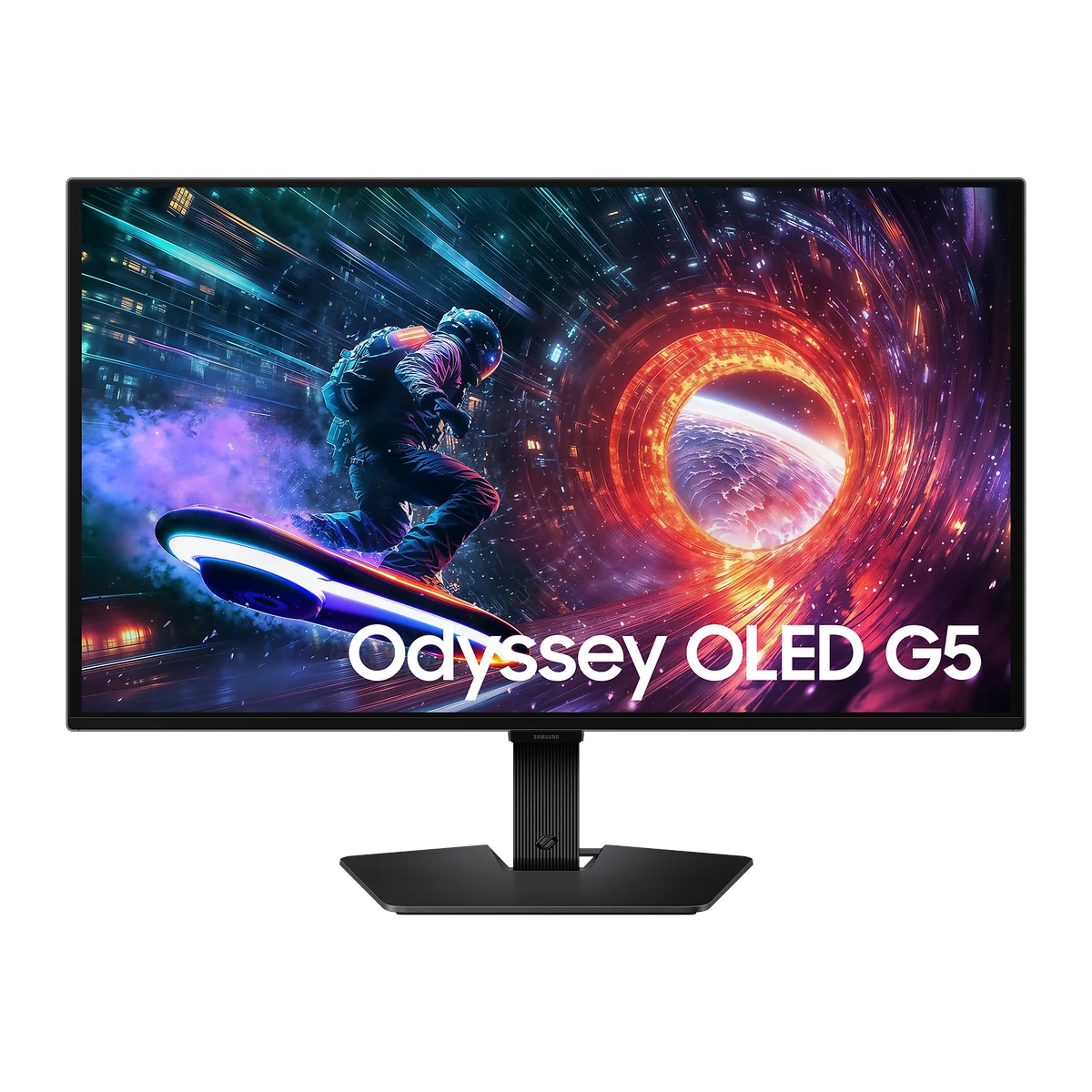 Samsung Odyssey OLED G5 G50SF 27 inch QHD 180Hz gaming monitor LS27FG502SMXUE – front view